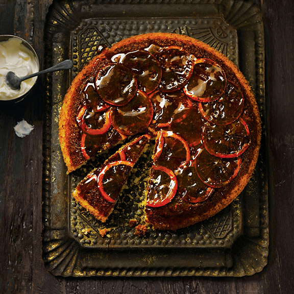 UPSIDE DOWN BLOOD ORANGE CAKE